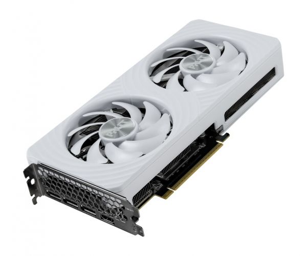 ���������� GeForce RTX 5060 Ti, Palit, OC (White Edition), 8Gb GDDR7, 128-bit, HDMI/3xDP, 2602/28000 MHz, 8-pin (NE7506TU19P1-GB2062M) - �������� 5