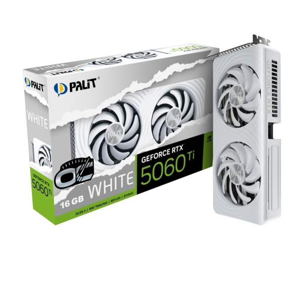 ³ GF RTX 5060 Ti 16GB GDDR7 White OC Palit (NE7506TU19T1-GB2061M) -  11