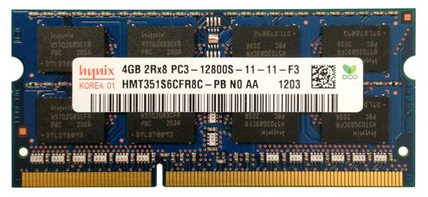 ������ ������ SO-DIMM DDR3 4Gb PC-1600 Hynix Original (HMT351S6CFR8C-PB) - �������� 1