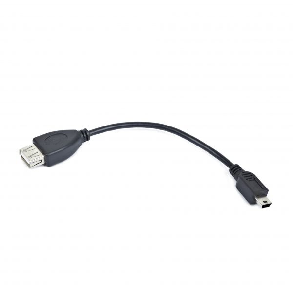  USB - mini USB 0.15  Cablexpert Black, OTG  (A-OTG-AFBM-002) -  1