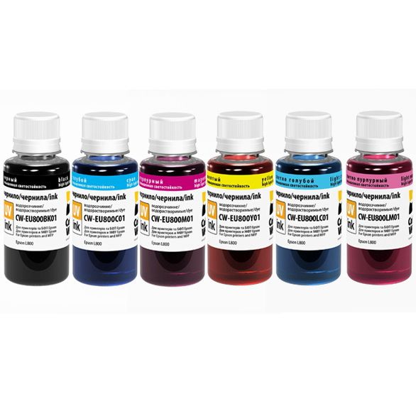 �������� ������������ ������� CW EPSON L800 BK/C/LC/LM/M/Y (CW-EU800SET01) 6*100�� - �������� 1