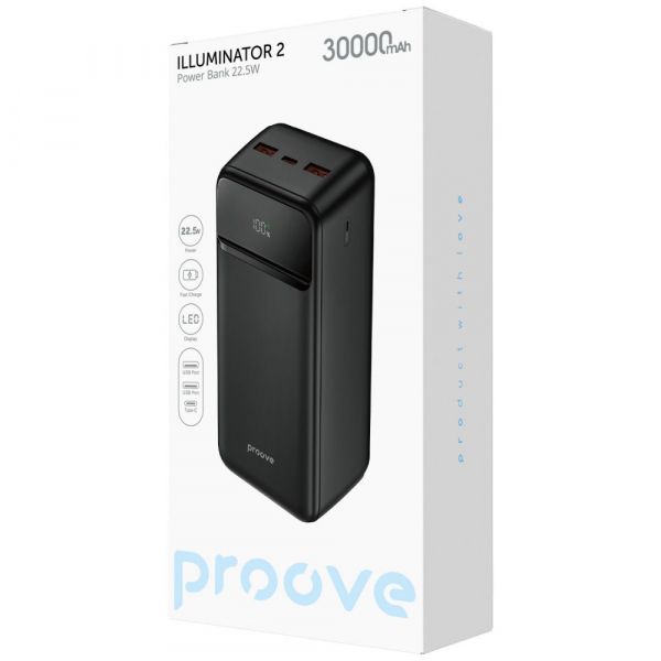 ������������� ��������� ������� Proove Illuminator 2 22.5W 30000mAh Black (PBIP30212201) - �������� 2