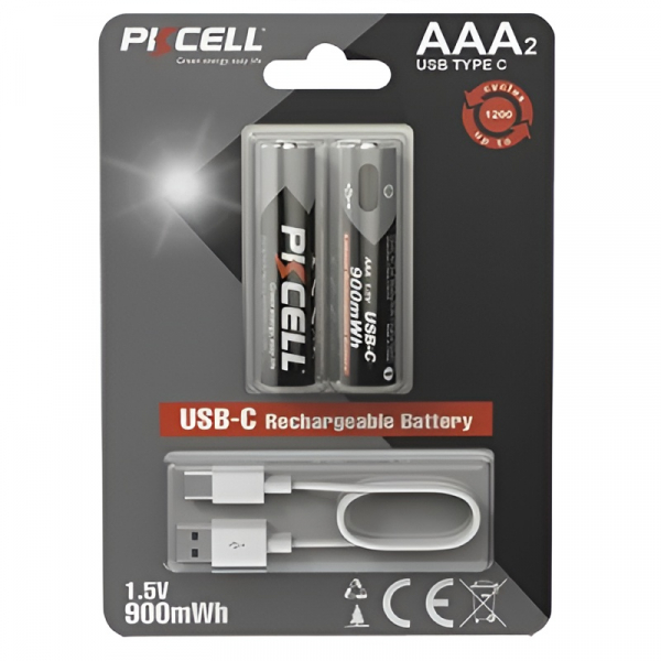 ����������� PKCELL Ni-MH AAA/HR03 900 mAh BL 2�� - �������� 1