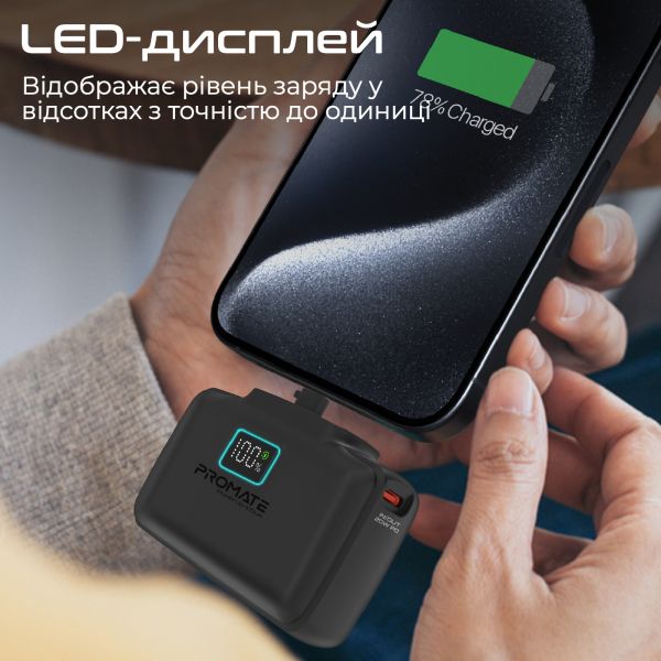 ��� Promate PowerUp-10Duo 10000mAh 20W Black - �������� 6
