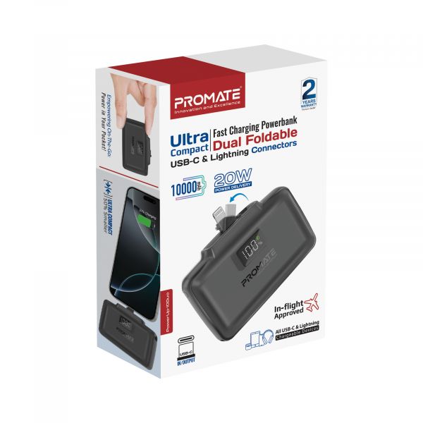 ��� Promate PowerUp-10Duo 10000mAh 20W Black - �������� 9