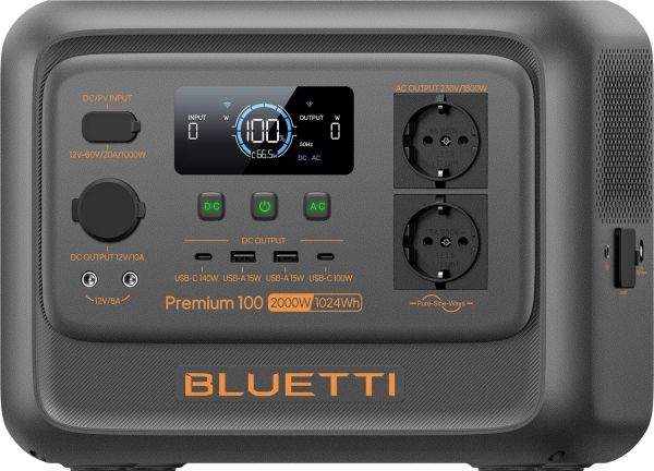   Bluetti Premium 100 V2, 2000W, 1024Wh -  5