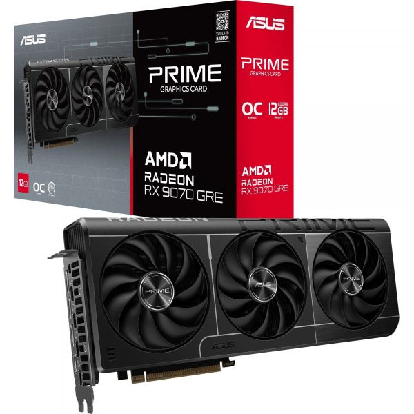 ���������� AMD Radeon RX 9070 GRE 16GB GDDR6 Prime OC Asus (PRIME-RX9070GRE-O12G) - �������� 1