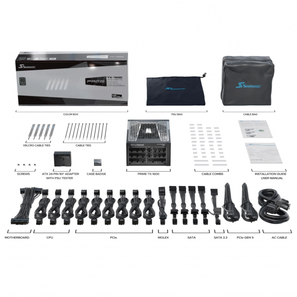 ���� �������� Seasonic Prime TX 1600W ATX 3.1 (PRIME TX 1600-ATX31) - �������� 8