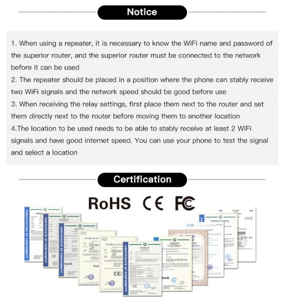 ����� ������� Fenvi Pro 300M Wi-Fi Repeater 2.4Ghz Network Expander - �������� 12