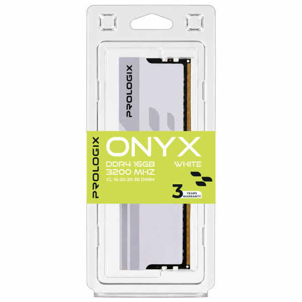 ������ ���`��i DDR4 16GB/3200 Prologix Onyx White (PRO16GB3200YW4) - �������� 3