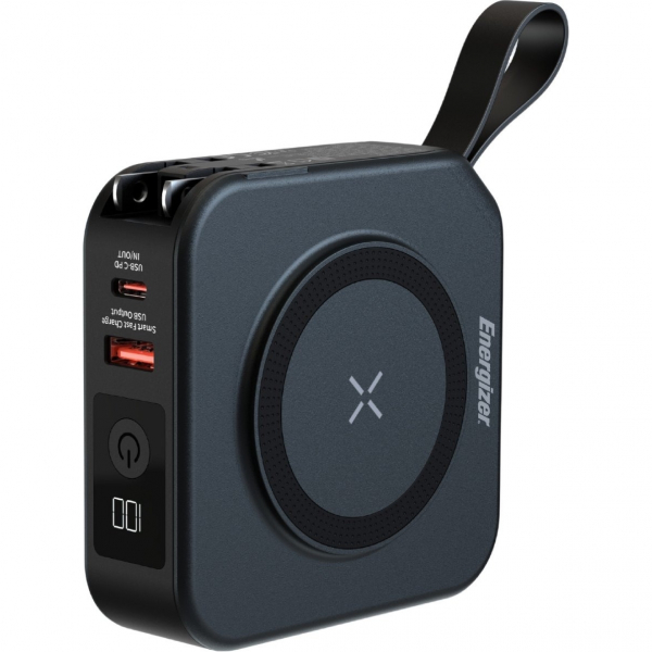 ������������ ������� ������� Energizer Magnetic Wireless QM10001AC 10000mAh 20W Black - �������� 1