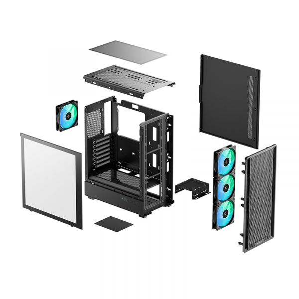 ������ DeepCool CC550 4F Black (R-CC550BKANA4-G) - �������� 11