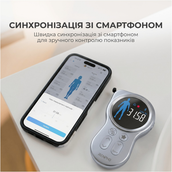 ����� ������������� ������� RENPHO Smart Tape Measure (R-Y002-BK) - �������� 1