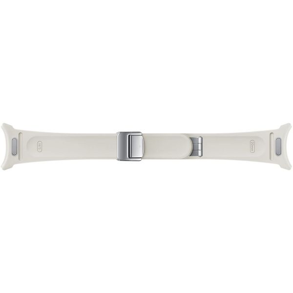 ������� Samsung D-Buckle Hybrid Eco-Leather Band ��� Samsung Galaxy (20mm, S/M) / Watch 4 / Watch 5 / Watch 6 Cream (ET-SHR93SUEGEU) - �������� 2