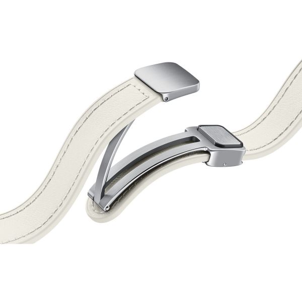 ������� Samsung D-Buckle Hybrid Eco-Leather Band ��� Samsung Galaxy (20mm, S/M) / Watch 4 / Watch 5 / Watch 6 Cream (ET-SHR93SUEGEU) - �������� 3