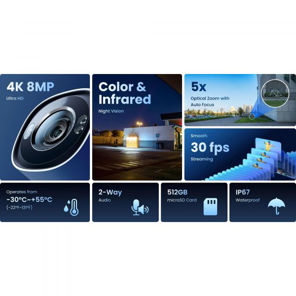 IP-������ Reolink RP-PCB8MZ 2.7-13.5 mm - �������� 8