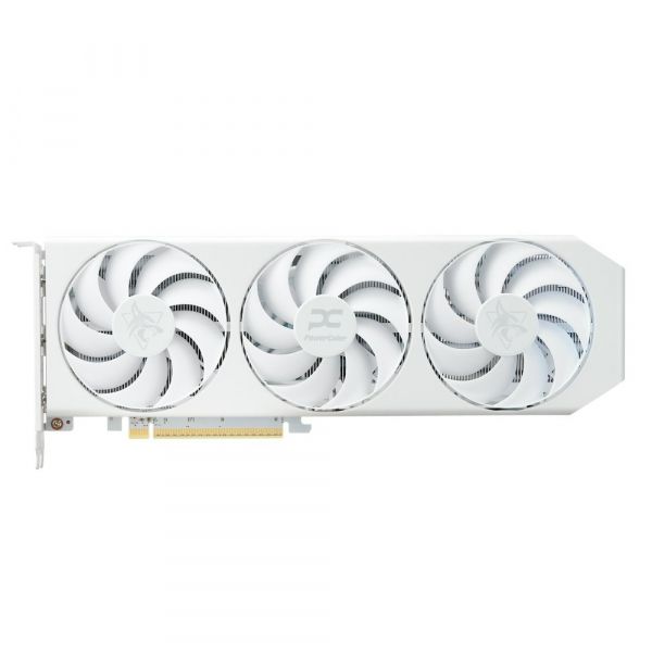 ���������� AMD Radeon RX 9060 XT 16GB GDDR6 Hellhound Spectral White PowerColor (RX9060XT 16G-L/OC/WHITE) - �������� 8