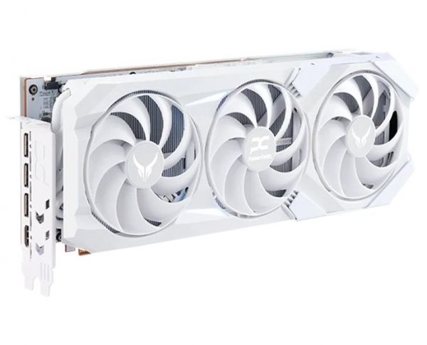 AMD Radeon RX 9070 XT 16GB GDDR6 Red Devil Spectral White PowerColor (RX9070XT 16G-E/OC/WHITE) -  4