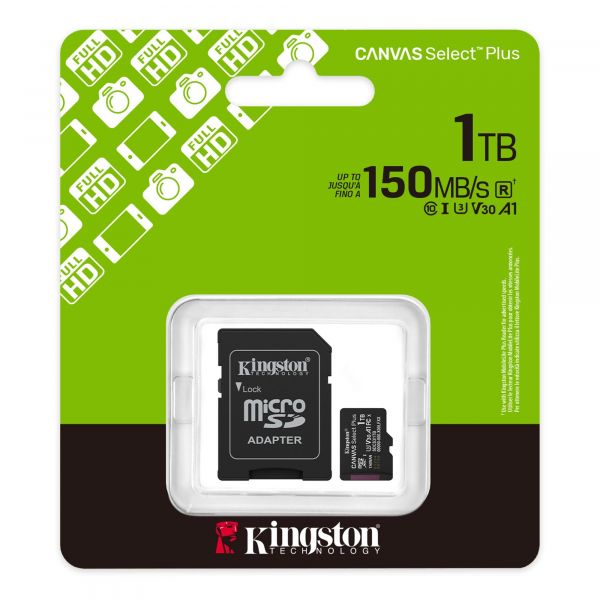 ����� ���'�� ����� ���`�� MicroSDXC 1TB UHS-I Class 10 Kingston Canvas Select Plus R150MB/s + SD ������� (SDCS3/1TB) - �������� 3
