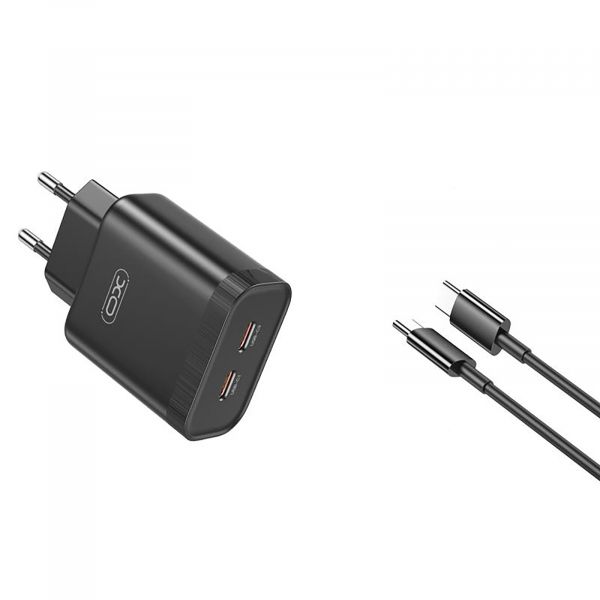 ��������� �������� ������� XO L105 (2USB-�, 3�) PD Black (L105-CC.black) - �������� 1