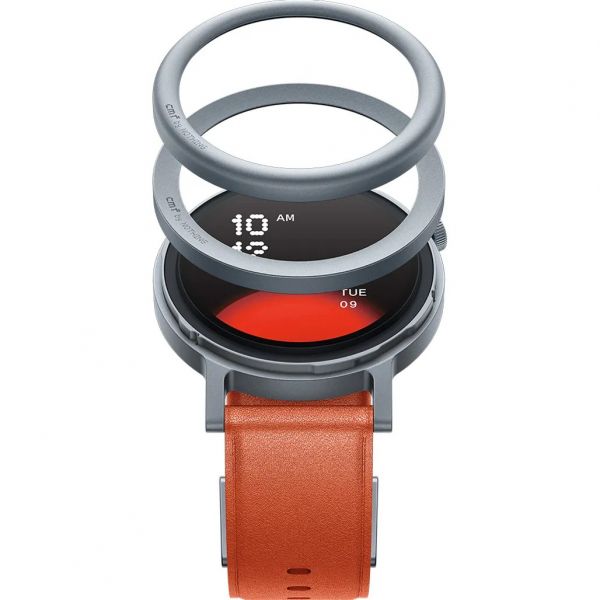 �����-���� CMF by Nothing Watch Pro 2 Metal with Leather Strap D398 Orange (A10700014)_EU - �������� 4