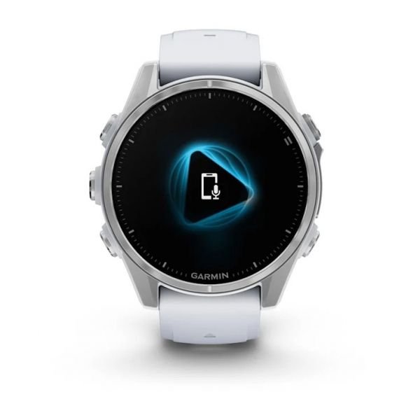 - Garmin Fenix 8 43mm AMOLED Silver with Whitestone Silicone (010-02903-06) -  11