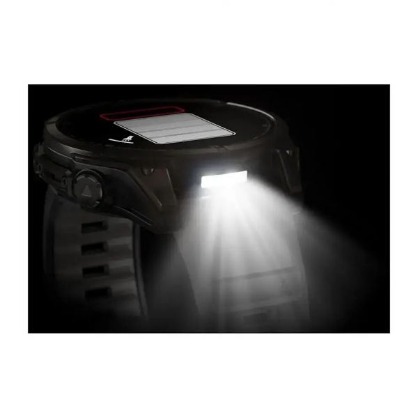 �����-�������� Garmin Fenix 8 47mm AMOLED Sapphire Carbon Gray DLC Titanium with Black Silicone (010-02904-29) - �������� 13