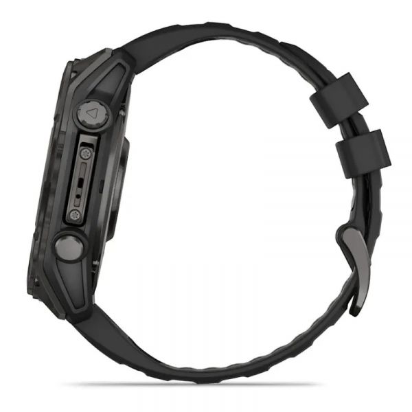 �����-�������� Garmin Fenix 8 51mm AMOLED Sapphire Carbon Gray DLC Titanium with Black Silicone (010-02905-63) - �������� 7