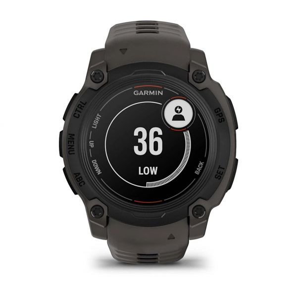 �����-���� Garmin Instinct E 40 mm Black with Charcoal Silicone Band (010-02932-13) - �������� 1