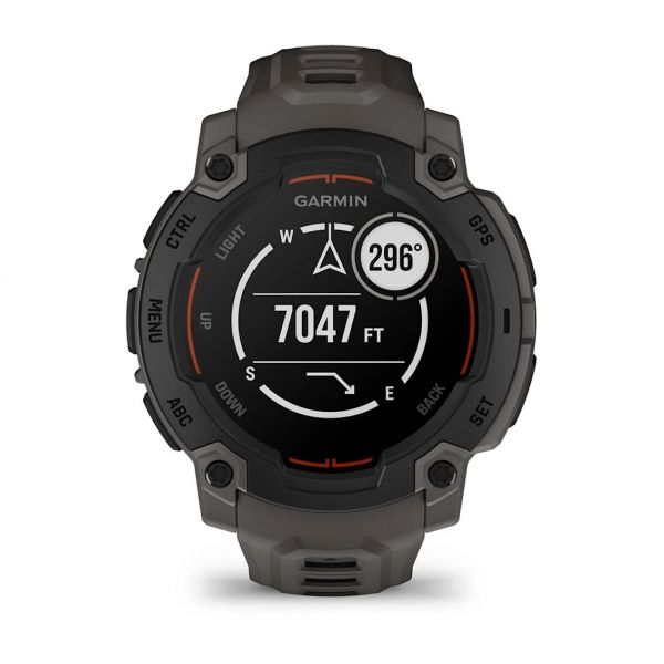 �����-���� Garmin Instinct E 45 mm Black with Charcoal Silicone Band (010-02933-13) - �������� 2