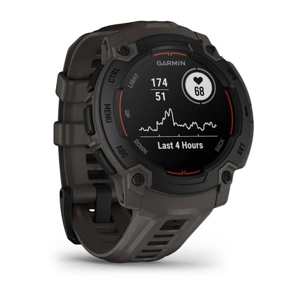 �����-���� Garmin Instinct E 45 mm Black with Charcoal Silicone Band (010-02933-13) - �������� 3