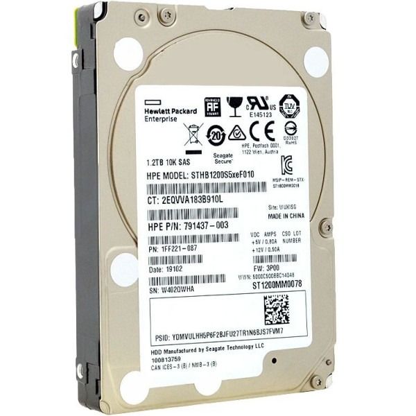 ����������� HDD 2.5" SAS 1.2TB HP Enterprise 791437-003 10000rpm 128MB (STHB1200S5xeF010) - �������� 1