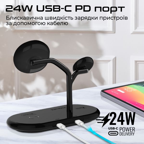 ������������ �������� ���������� Promate Synergy-Pro MagSafe 57W Black - �������� 7