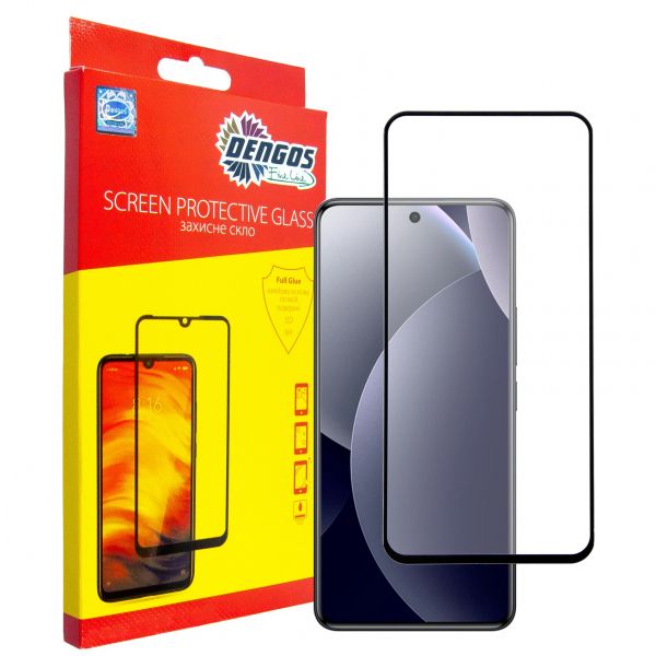 ������� ���� Dengos ��� Xiaomi Redmi Note 15 Pro 5G Black Full Glue (TGFG-427) - �������� 1