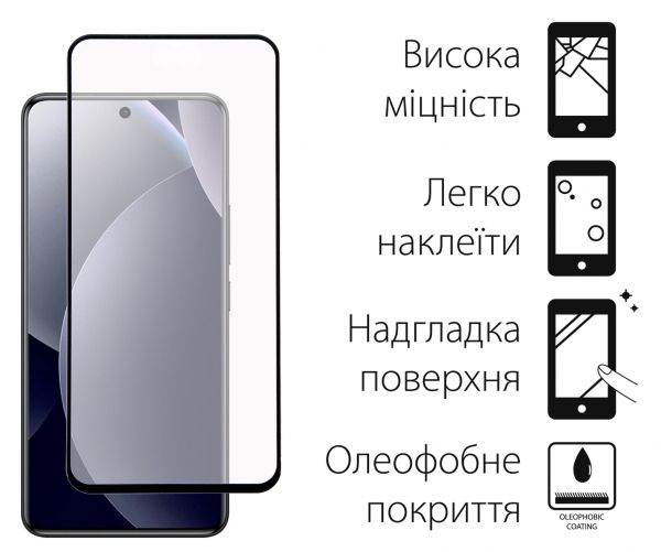 ������� ���� Dengos ��� Xiaomi Redmi Note 15 Pro 5G Black Full Glue (TGFG-427) - �������� 2