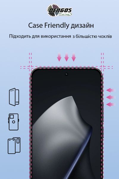 ������� ���� Dengos ��� Xiaomi 15T/15T Pro Black Full Glue (TGFG-430) - �������� 3