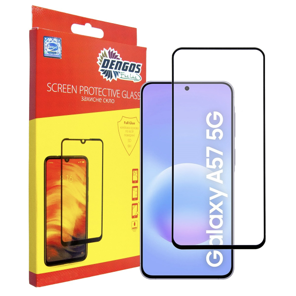 ������� ���� Dengos SuperD ��� Samsung Galaxy A57 SM-A576/A37 SM-A376 Black Full Glue (TGFG-SD-09) - �������� 1