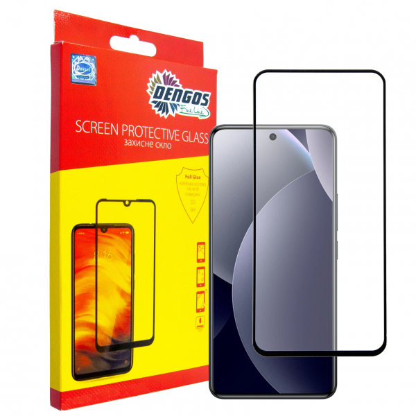 ������� ���� Dengos SuperD ��� Xiaomi Redmi Note 15 Pro 5G Black Full Glue (TGFG-SD-10) - �������� 1