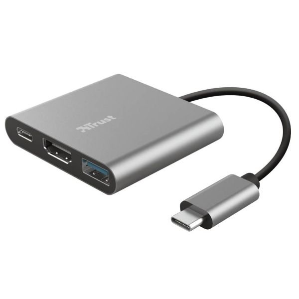 USB-��� Trust Dalyx Aluminium USB Type-C 3-�-1 (23772) - �������� 1