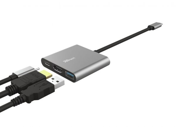 USB-��� Trust Dalyx Aluminium USB Type-C 3-�-1 (23772) - �������� 4