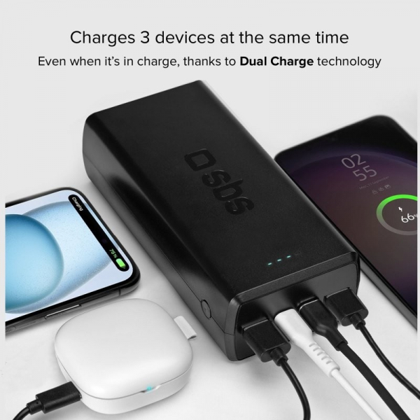 ������������� ��������� ������� SBS 30000 mAh 20W Black (TTBB30000PD20K) - �������� 6