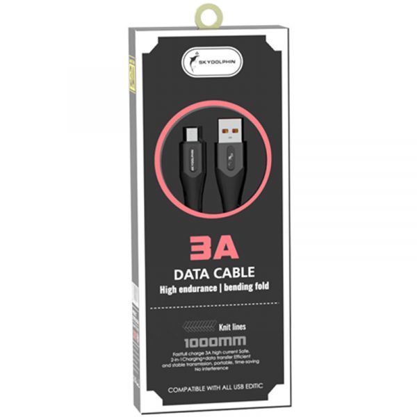 ������ SkyDolphin S01V USB - microUSB 1�, Black (USB-000585) - �������� 1