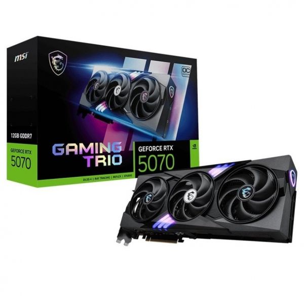 ���������� GF RTX 5070 12GB GDDR7 Gaming Trio OC MSI (GeForce RTX 5070 12G GAMING TRIO OC) - �������� 1
