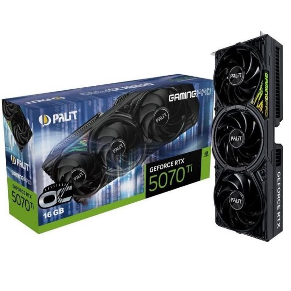 ���������� GF RTX 5070 Ti 16GB GDDR7 GamingPro OC Palit (NE7507TS19T2-GB2031A) - �������� 1