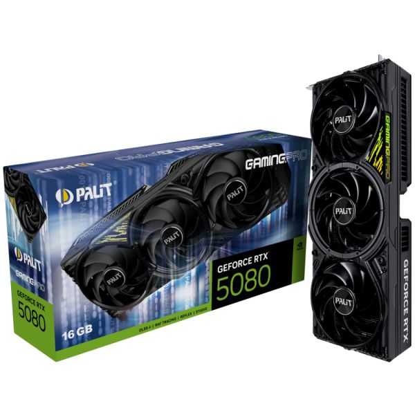 ³�������� GF RTX 5080 16GB GDDR7 GamingPro Palit (NE75080019T2-GB2031A) - �������� 1