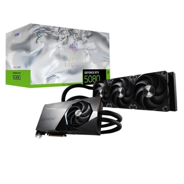 ���������� GF RTX 5080 16GB GDDR7 Suprim Liquid SOC MSI (GeForce RTX 5080 16G SUPRIM LIQUID SOC) - �������� 1