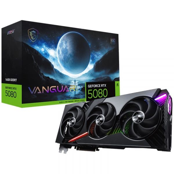 ���������� GF RTX 5080 16GB GDDR7 Vanguard SOC MSI (GeForce RTX 5080 16G VANGUARD SOC) - �������� 1