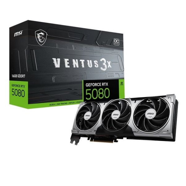 ���������� GF RTX 5080 16GB GDDR7 Ventus 3X OC MSI (GeForce RTX 5080 16G VENTUS 3X OC) - �������� 1