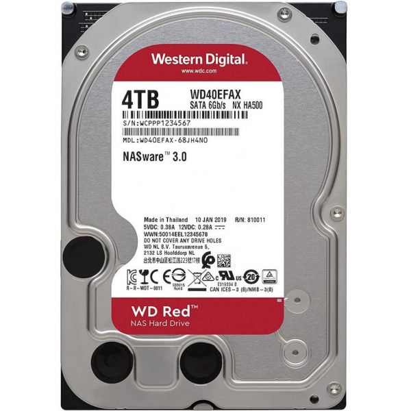 ���������� HDD SATA 4.0TB WD Red 5400rpm 256MB (WD40EFAX) - �������� 4