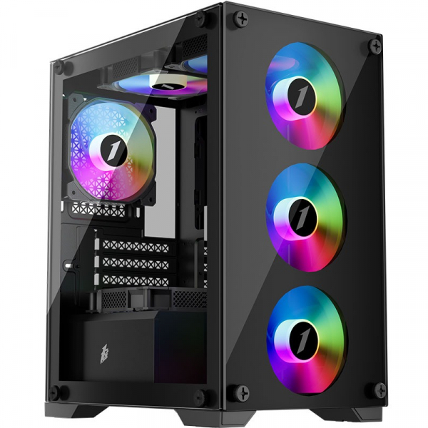 ������ 1stPlayer X2-M-BK-4F1-PS-600FK-EU Black 600W - �������� 1